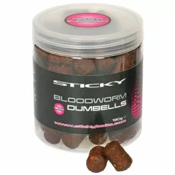 Sticky Bloodworm Dumbells – 16mm