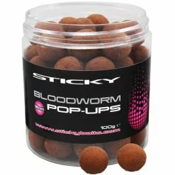 Sticky Bloodworm Pop-Ups – 16mm
