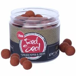 Proper Carp Baits Red Seal (Black Pepper & Cream) Hard Hookbaits – 18mm – Only One Left In Stock